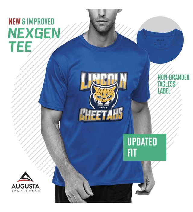Augusta Sportswear Mens Wicking T-Shirt Teal 3X-Large 