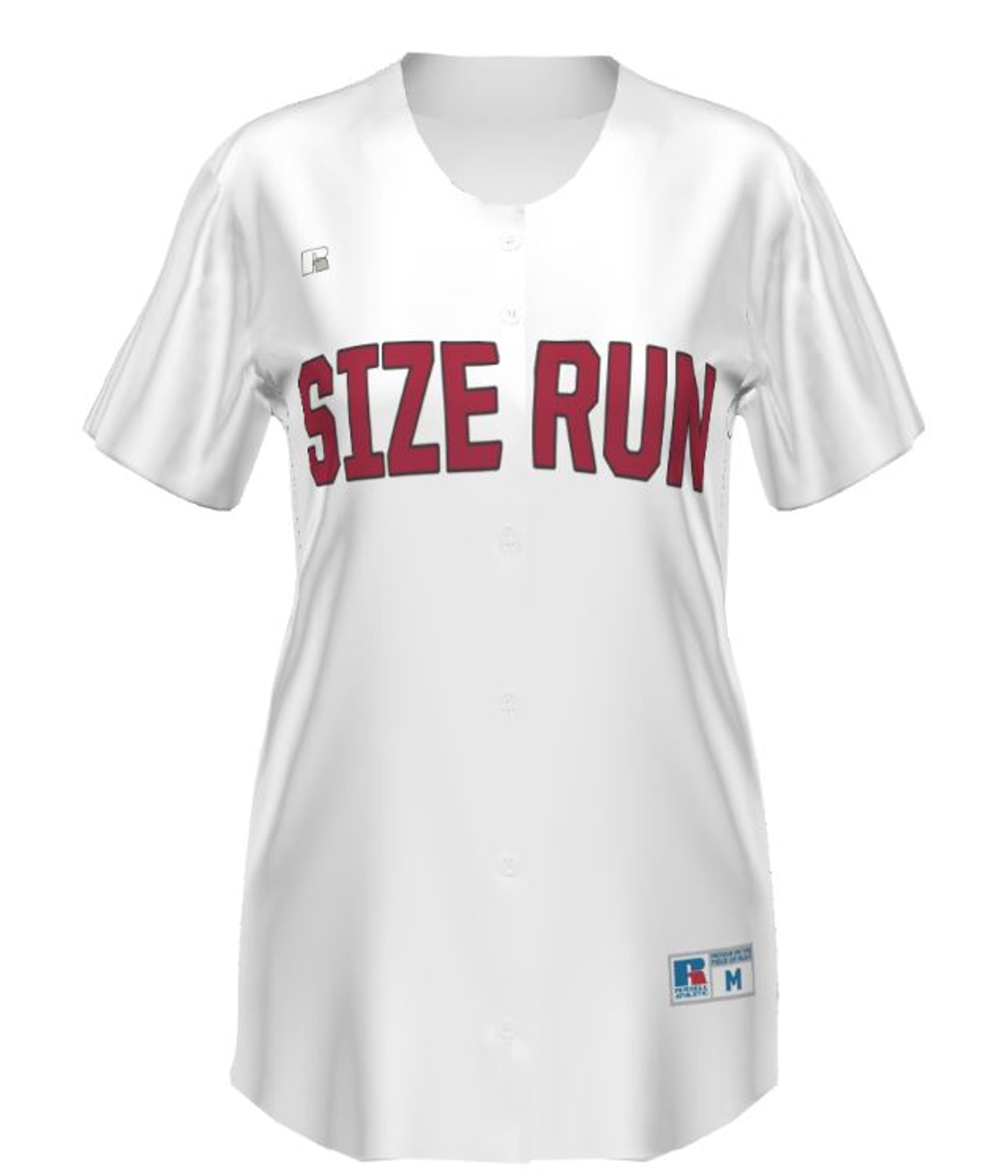 Russell CUT_745VTX  Ladies FreeStyle Sublimated Faux Full-Button