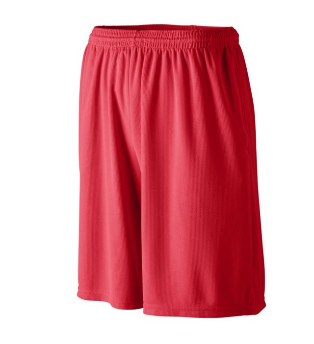Longer Length Wicking Shorts With Pockets