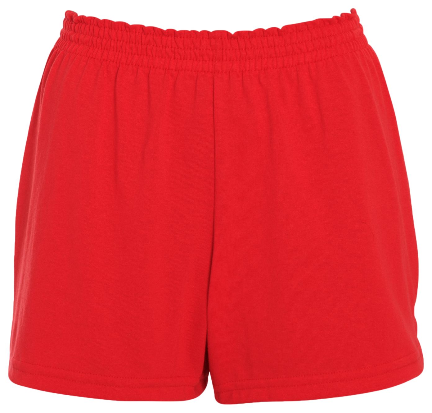 red jersey shorts