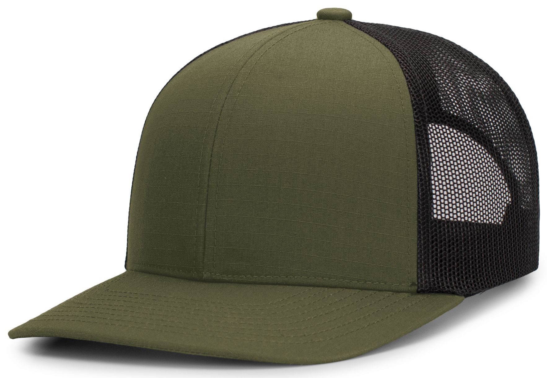 Rapala Trucker Cap Olive Green Black Mesh Left Logo RTC302