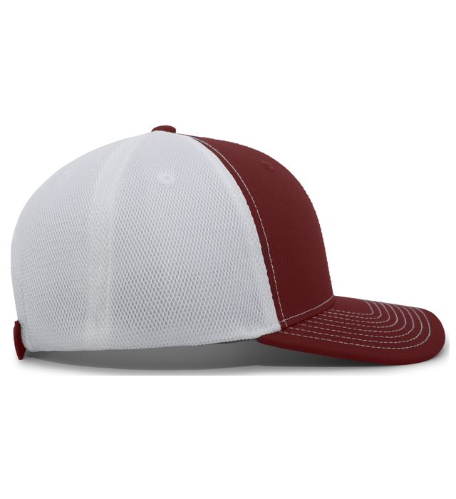 High Crown Mesh Hat for Sublimation Maroon