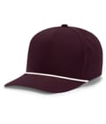 Maroon/White