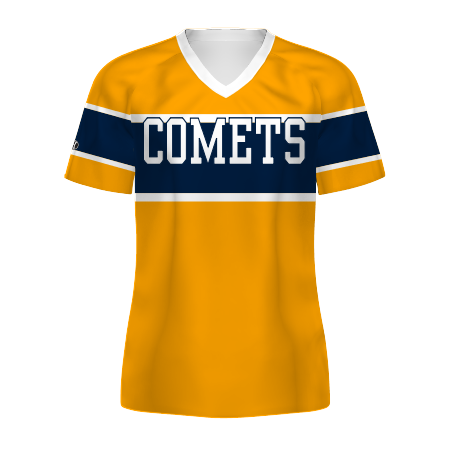 Comets White Softball Jersey