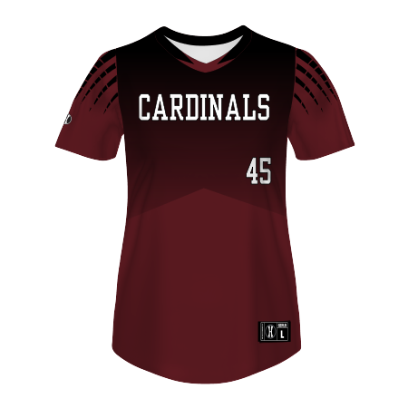 Russell Custom Printed Ladies Classic V-Neck Softball Jerseys