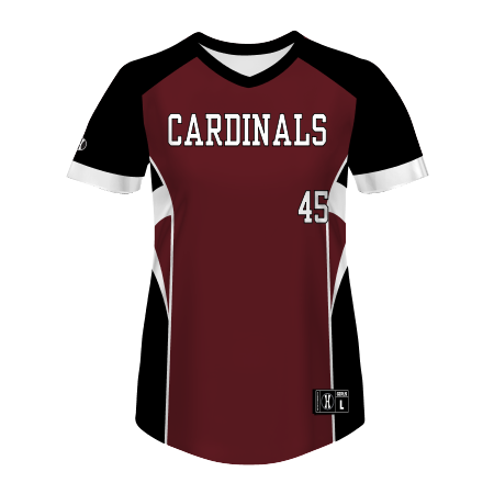Control Series Premium - Womens/Girls Side Flames Custom Sublimated  Sleeveless Softball Jersey - All Sports Uniforms