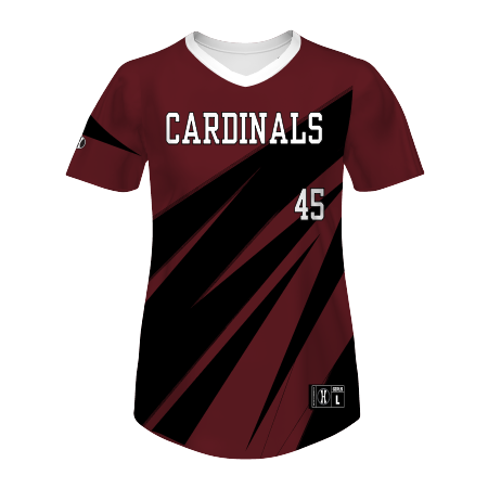 Girls FreeStyle Sublimated 2-Button Softball Jersey