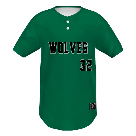 Holloway CUT_228232  Youth FreeStyle Sublimated Pin-Dot 2-Button Baseball  Jersey