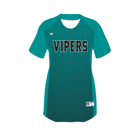 Women's Full Button Softball Jersey – La Forma Med