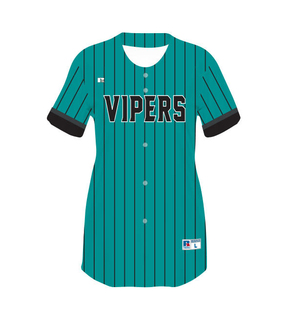 Russell CUT_745VTX Ladies FreeStyle Sublimated Faux FullButton