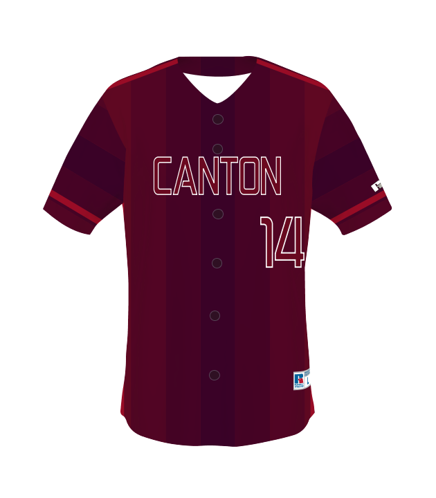 Russell CUT_345VTS  FreeStyle Sublimated Faux Full-Button Baseball Jersey