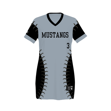 Ladies FreeStyle Sublimated Reversible V-Neck Softball Jersey