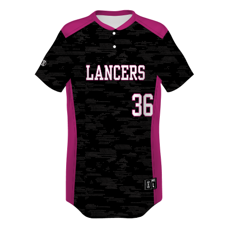 Holloway CUT_228432 | Girls FreeStyle Sublimated 2-Button Softball Jersey