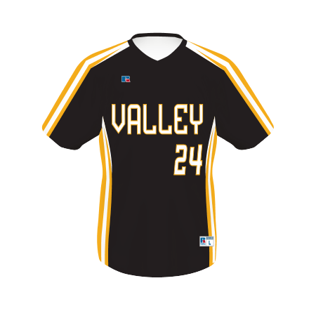 Russell Classic V-Neck Baseball Jersey