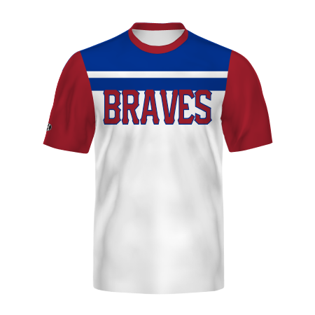 Tailgate Women's Atlanta Braves Crew Sweatshirt
