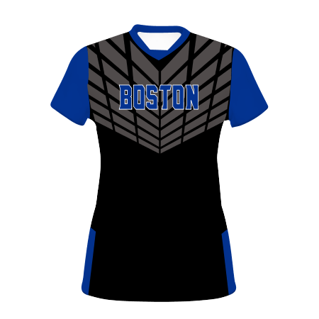 Ladies Rays V-Neck Custom Softball Jersey