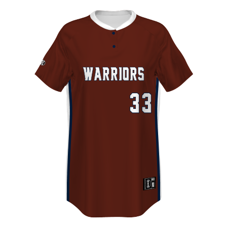 Sublimated Pinstripe Softball Jerseys, Raglan Sleeve