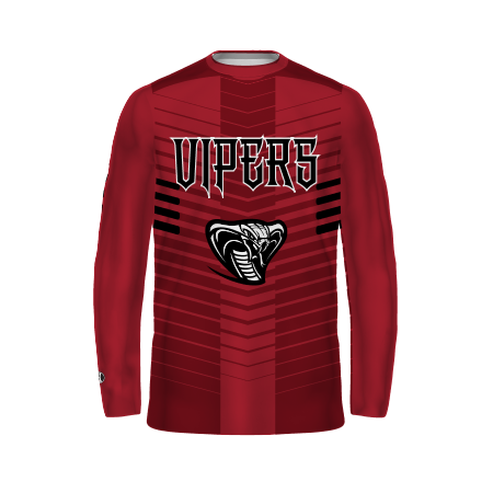 Athletic Knit Sublimated Long Sleeve Basketball Shooting Shirt Design 1203 | Basketball | Custom Apparel | Shooting Shirts | Sublimated Apparel 