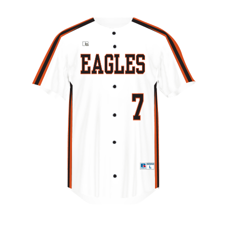 FreeStyle Sublimated Faux Full-Button Baseball Jersey