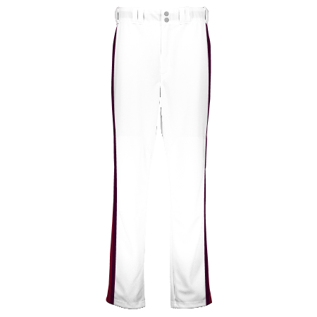 Russell Boy's White (W/Royal,Navy or Purple-Pinstripes) Pull-Up White/Blue Baseball Pants