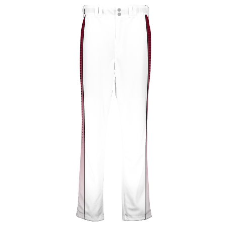 Augusta XL Line Drive Baseball/Softball Pant White/Columbia Blue/Black 1475