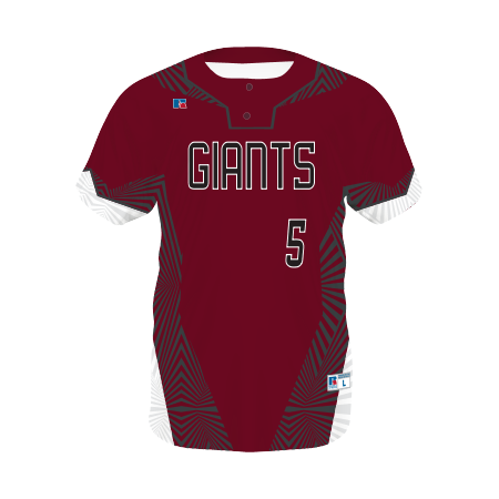 Sublimated Two Button Baseball Jerseys - AUO