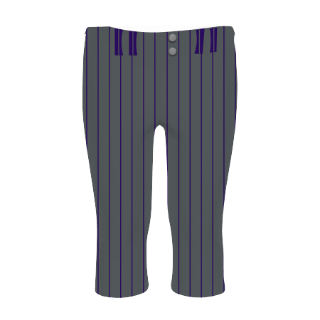 SC United Purple Pinstripe Baseball Pants