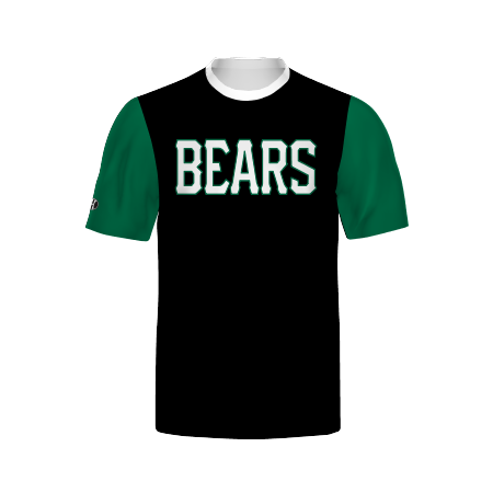 Baylor Bears Jersey Custom Bear Basketball College Name and Number Green One Patch