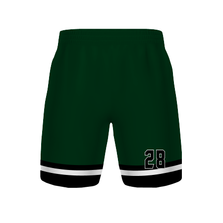 Select Compression shorts with pillow › Black & fluo green (710012) ›  Basketball