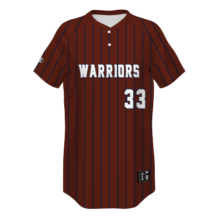 Sublimated Pinstripe Softball Jerseys, Raglan Sleeve